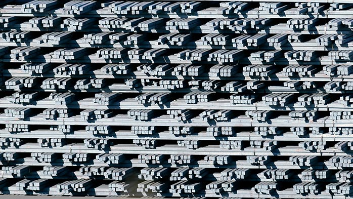 Steel piles