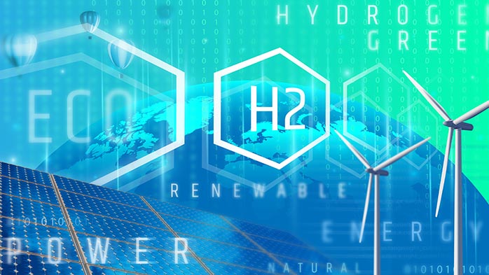 Green hydrogen graphic