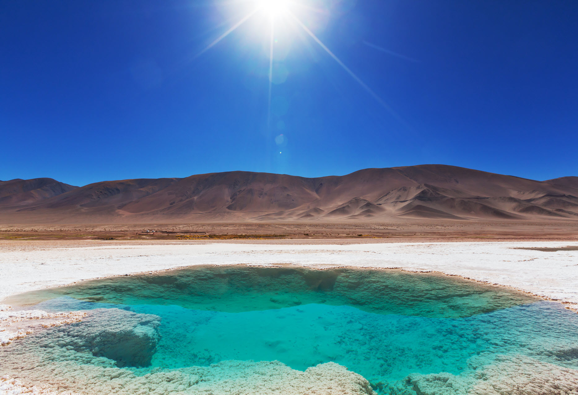Lithium_Salinas lake in Argentina