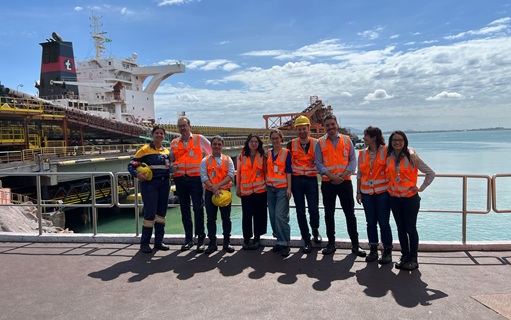 CRU team visiting Samarco’s Ubu complex, as part of the Brazil Iron Ore Seminar trip