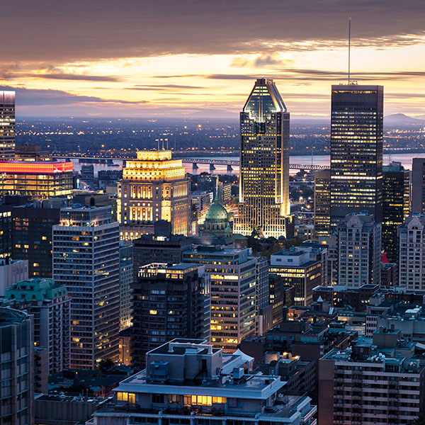 Policymaking and Lobbying - Montreal skyline