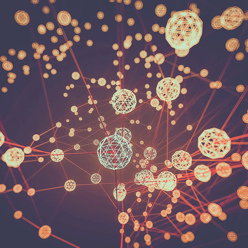 Strategic planning and market opportunities - Abstract polygonal space